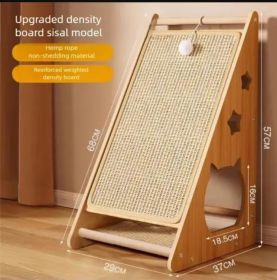 High-end Large Cat Living Room Decorative Scratching Board Tower (Option: Standing Style)