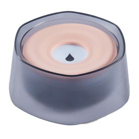 No Spill Dog Cat Water Bowl Spill Proof Slow Water Feeder 47.35oz Pet Water Dispenser Travel Dog Bowl for Dogs/Cats/Pets (Option: pink)
